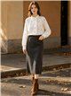 Blusa corazoncitos bordados y volante