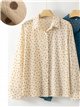Camisa gasa lunares de terciopelo
