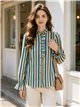 Blusa rayas con volante