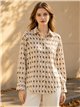 Camisa estampado rombos