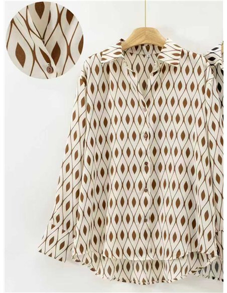 Camisa estampado rombos