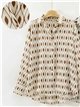 Camisa estampado rombos