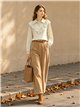 Camicia a righe con volant