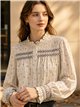 Blusa rayas con frunces