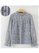 Blusa rayas estampada con lazos
