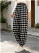 Pantalón jogger cuadros