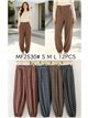Pantalón cuadros bajo elástico