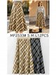 Falda midi cuadros diagonales