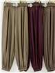 Pantalón jogger con cinturón joya