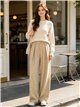 Pantalón wide leg con pinzas