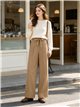 Pantalón wide leg con lazo