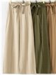 Pantalón wide leg con lazo