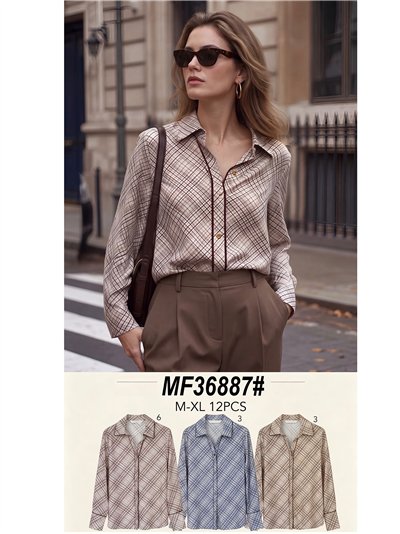 Camisa xadrez diagonal com debrum 2