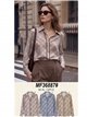 Camicia a quadri diagonali con profili