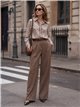 Camicia a quadri diagonali con profili