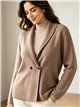 Cardigan con collo a revers