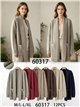 Cardigan a coste con tasche