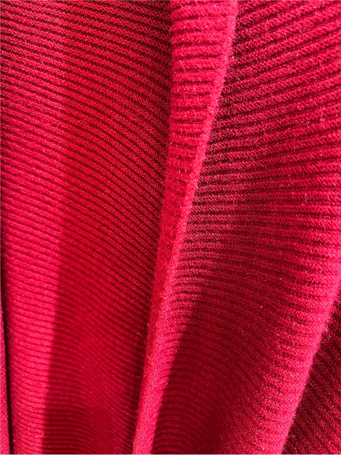 Cardigan a coste con tasche