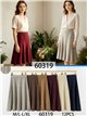 gonna midi plissettata in maglia
