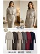 Conjunto jersey soft sin mangas y vestido canalé