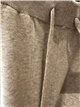 Pantaloni in maglia a gamba larga con coulisse