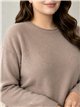 Jersey strass cuello redondo