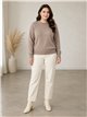 Jersey strass cuello redondo