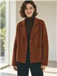 Blazer de malha com bolsos