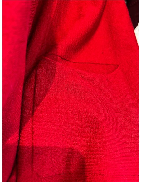 Suéter de tricô oversized com bolsos
