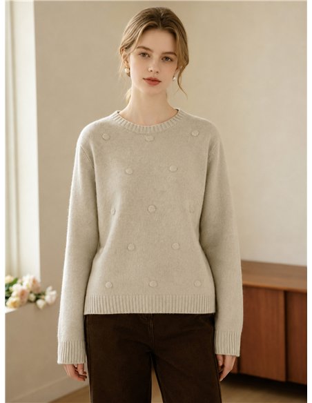 Jersey puntos lunares en relieve