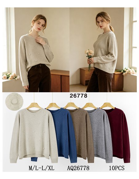 Jersey puntos lunares en relieve