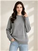 Pullover mit weitem, durchbrochenem Rautenmuster