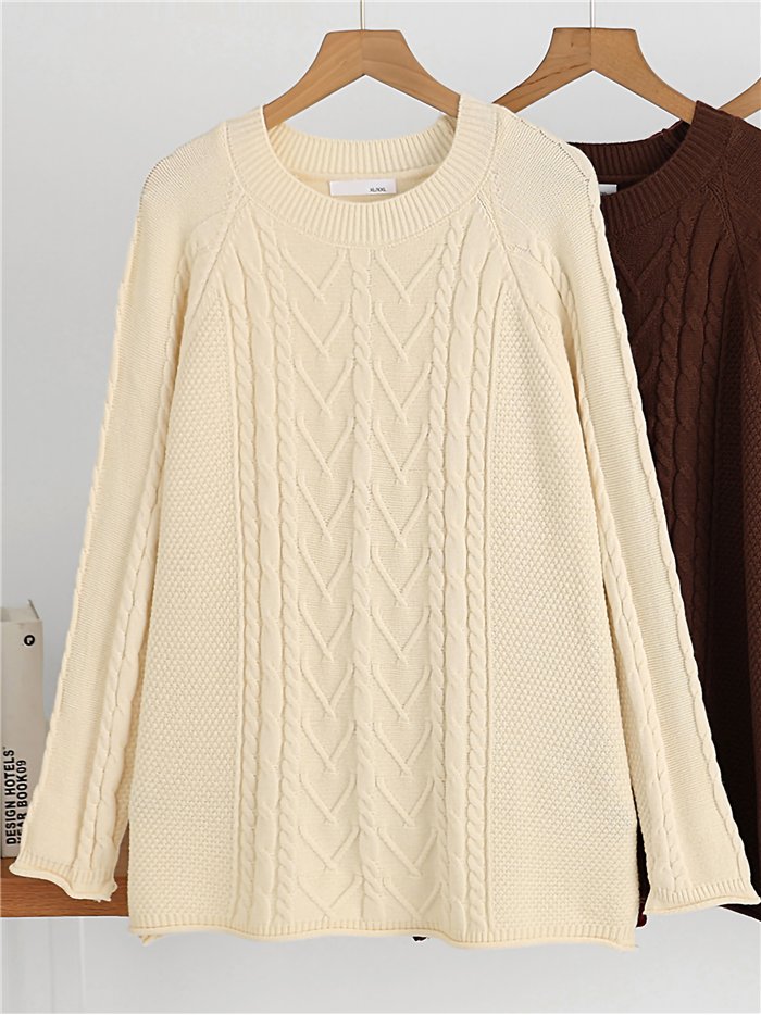 Jersey amplio trenzado