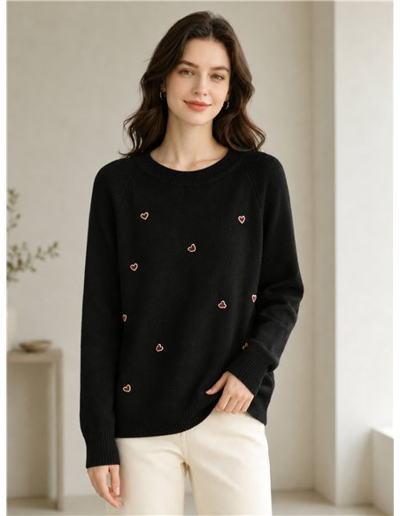 Jersey amplio corazones