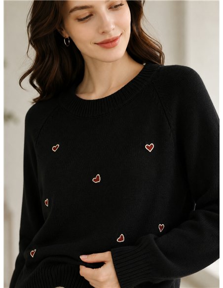 Jersey amplio corazones