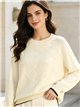 Jersey amplio con lazos en relieve