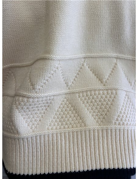 Jersey amplio calado cuello alto