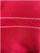 Jersey amplio texturizado con franja jacquard