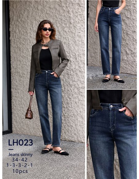 Jeans skinny efecto lavado