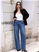 Jeans barrel tiro alto
