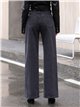 Jeans wide leg tiro alto