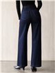 Jeans wide leg detalle botones