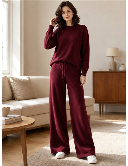 Conjunto jersey botones laterales y pantalón