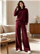 Conjunto jersey botones laterales y pantalón