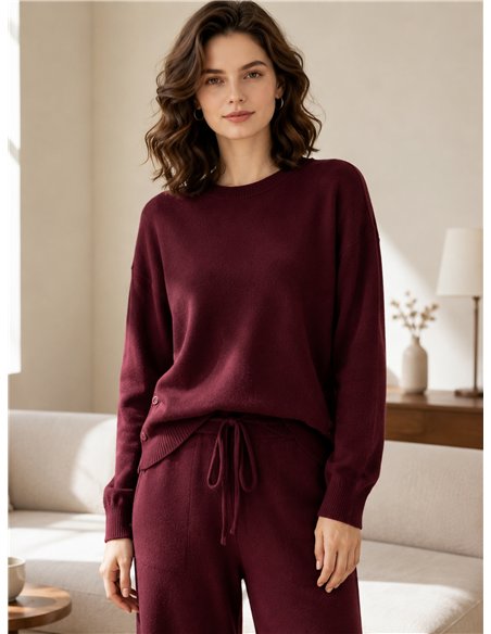 Conjunto jersey botones laterales y pantalón