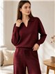 Conjunto jersey cuello polo y pantalón