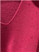Jersey punto fino cuello pico strass