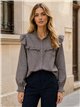 Camisa vichy volantes