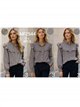 Camisa vichy volantes