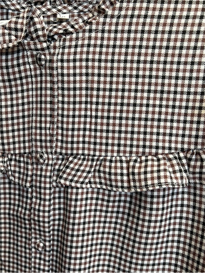 Camisa vichy volantes